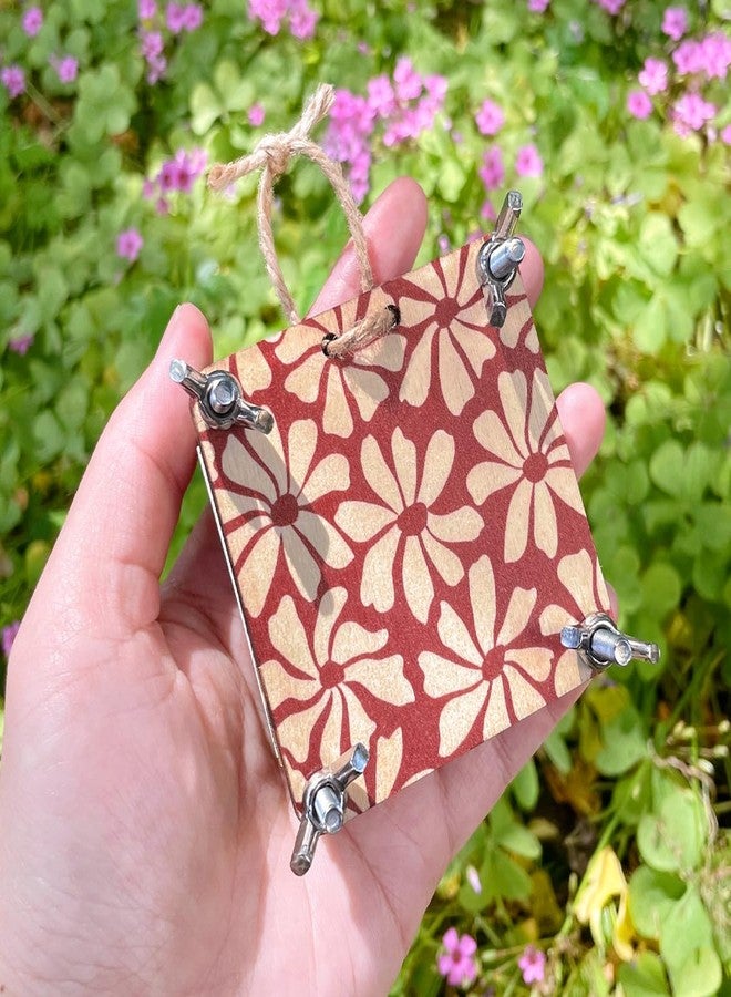 Happinit Pocket Flower Press, Small Flowers Press Kit, Micro Flower Pressing, Mini Plant Preservation Kit for Arts and Crafts Lovers (Silver) - Image 1